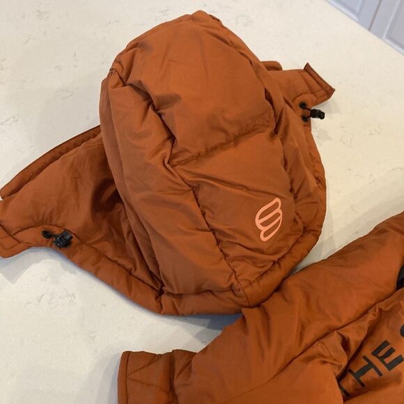 Aritzia The Super Puff TNA Burnt Orange Down Puffer Jacket Women's Size Small - Picture 13 of 13